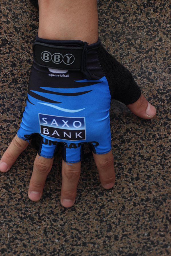 2012 Saxo Bank Tinkoff Guante de bicicletas